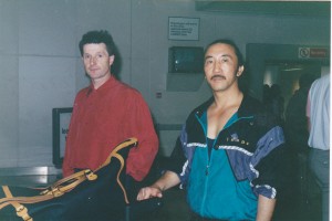 Taekwondo Master Hee IL Cho with Master Frank Murphy